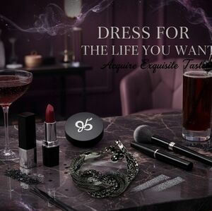 Black Braided Mesh Statement Bracelet Gothic Punk Jewelry